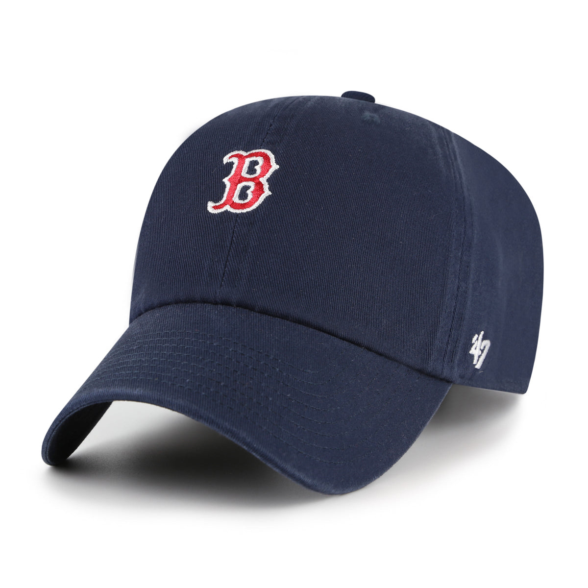Boston Red Sox MLB 47 Brand Men Navy Base Runner Ballpark Clean Up Adjustable Hat product image 1, provided for visual
