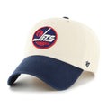 Winnipeg Jets NHL 47 Brand Men Natural Two Tone Clean Up Adjustable Hat product image 1, provided for visual reference and